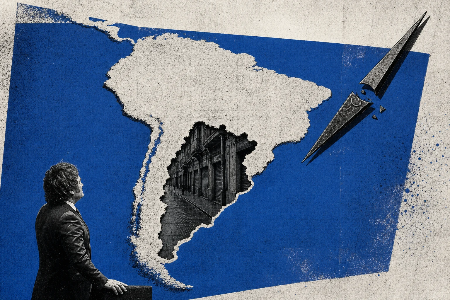 Milei mira la región, pero en la Argentina el futuro es incierto