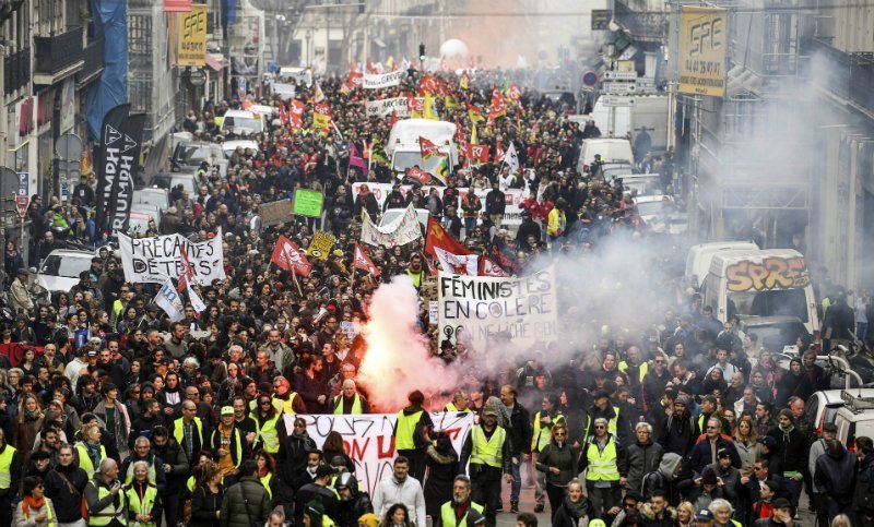Nuevas protestas contra la reforma jubilatoria en Francia