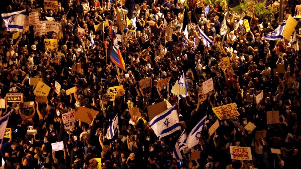 Israel: Huelgas y protestas masivas contra medidas de Netanyahu