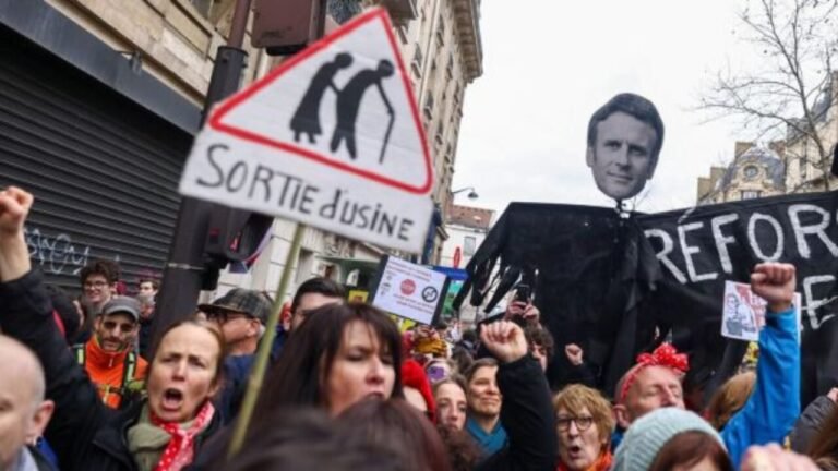 Francia dio media sanción a la reforma jubilatoria a pesar de las numerosas protestas