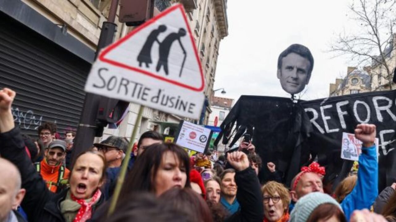 Francia dio media sanción a la reforma jubilatoria a pesar de las numerosas protestas