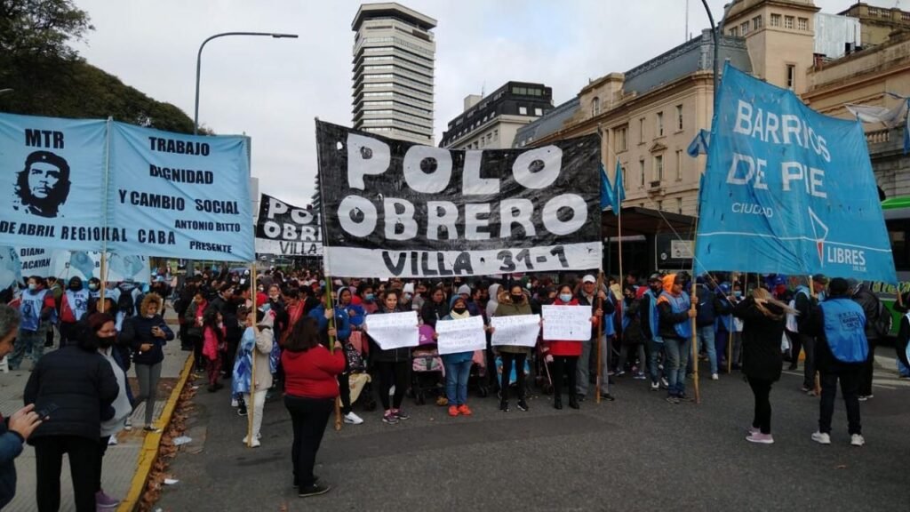 Corte y acampe de Unidad Piquetera por 72 horas