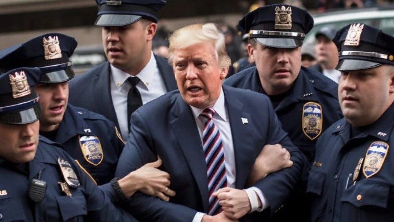 Donald Trump se entregó a la Justicia y quedó bajo arresto