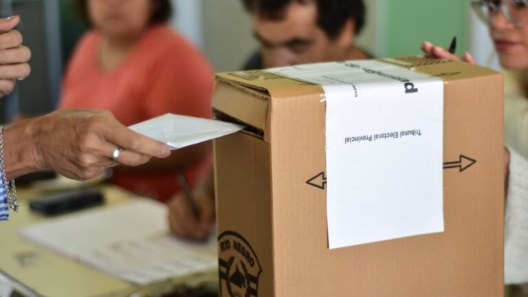 Comienza el periodo electoral: Se vota en Río Negro