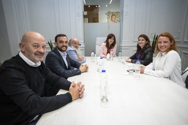 Cristina Kirchner se reunió con el Movimiento Evita