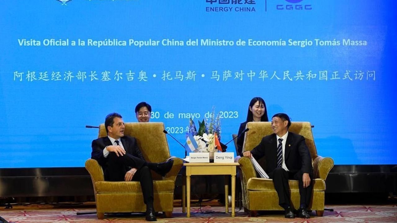 Sergio Massa anunció financiamiento por más de u$s1.000 millones desde China