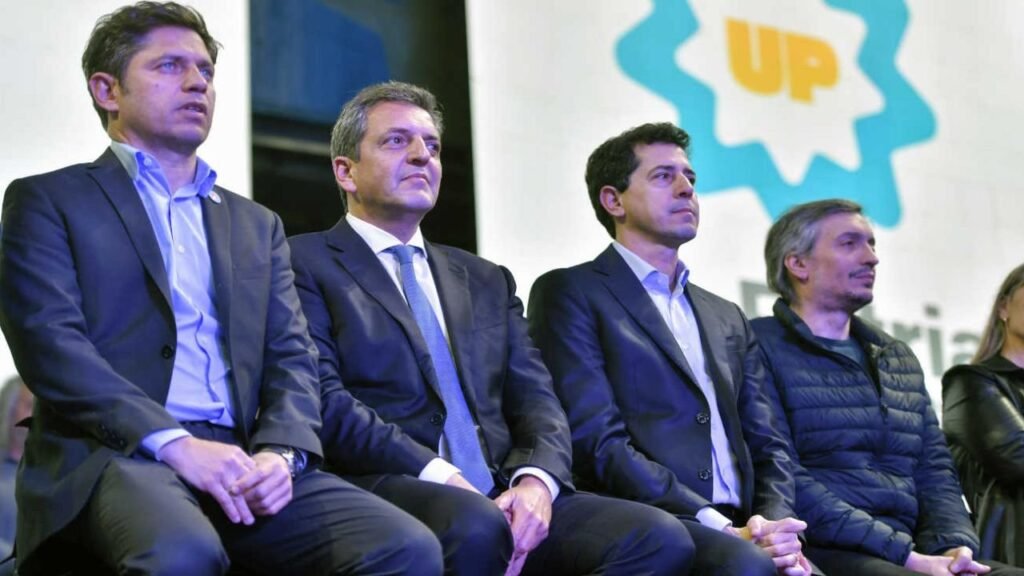 Acto de campaña: Massa junto a Axel Kicillof, Wado de Pedro y Máximo Kirchner