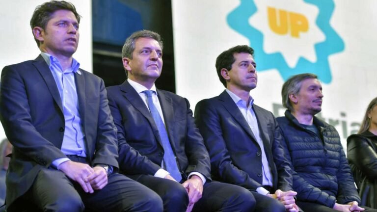 Acto de campaña: Massa junto a Axel Kicillof, Wado de Pedro y Máximo Kirchner