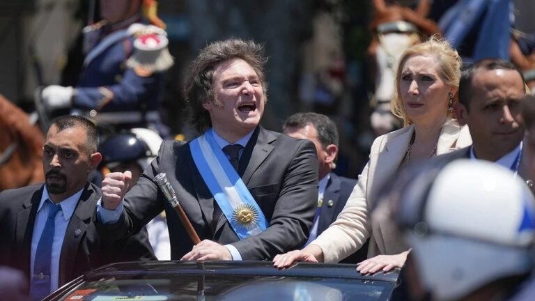 Detuvieron al hombre que le arrojó un botellazo a Javier Milei
