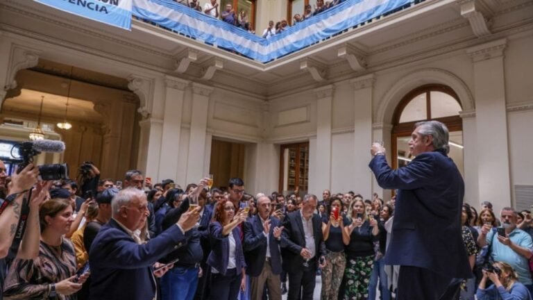 Alberto Fernández se despidió de Casa Rosada