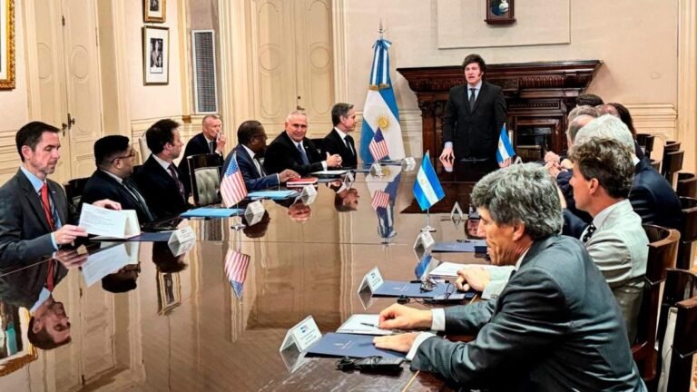 Milei se reunió con Blinken