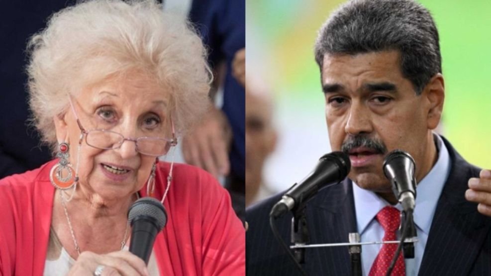 Estela de Carlotto apuntó contra Nicolás Maduro
