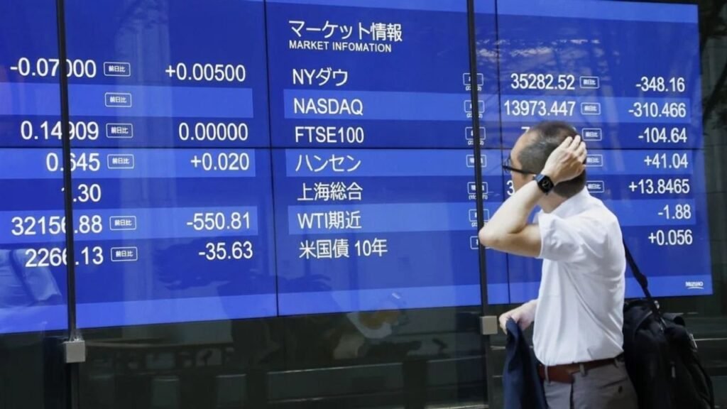 Las acciones de Japón tienen su peor caída desde 1987