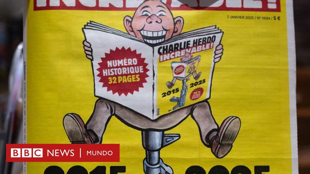 Charlie Hebdo celebra 10 años reafirmando el poder de la risa.