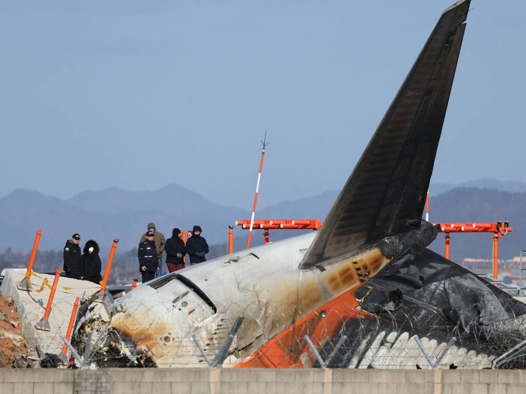 Investigación sobre tragedia aérea en Corea del Sur y muro impactado