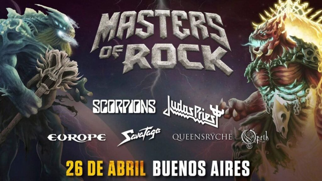 Masters of Rock 2025 en Buenos Aires: entradas y fechas