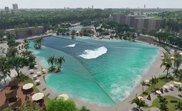 Nuevo mar artificial cerca de Buenos Aires atrae turistas
