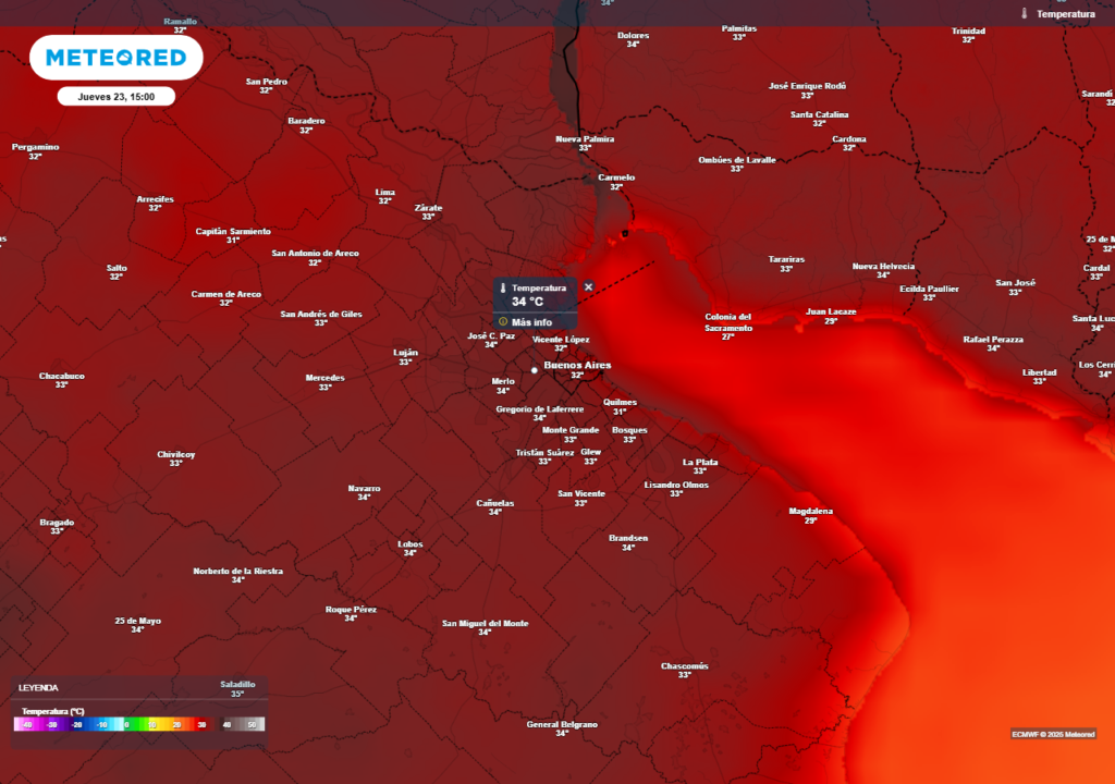 Ola de calor en Buenos Aires: ¿llega alivio?