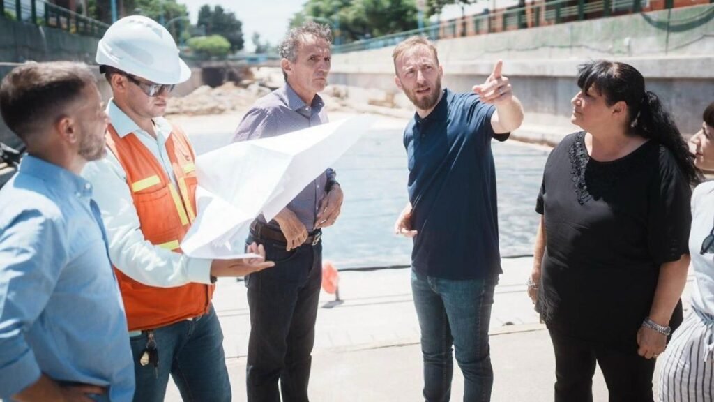 Otermín y Katopodis impulsan obras en Lomas