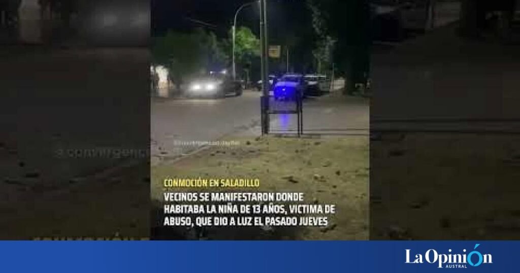 Vecinos indignados protestan por abuso en Saladillo
