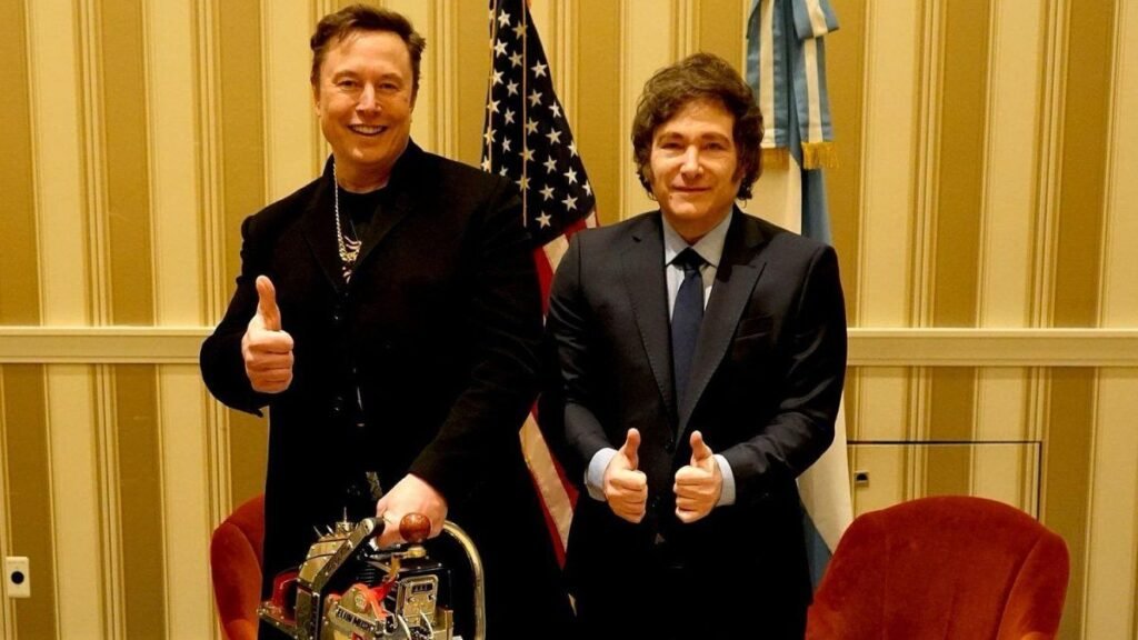 Artista de la motosierra sorprende a Musk