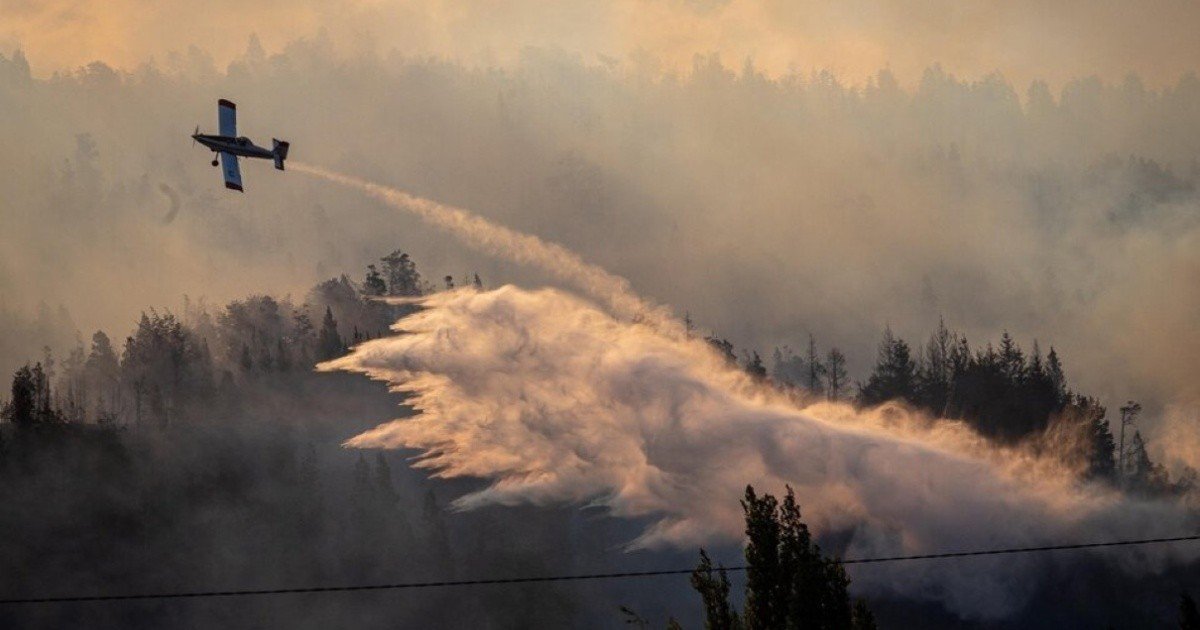 El fuego devasta El Bolsón: ayuda urgentemente desde Santiago del Estero