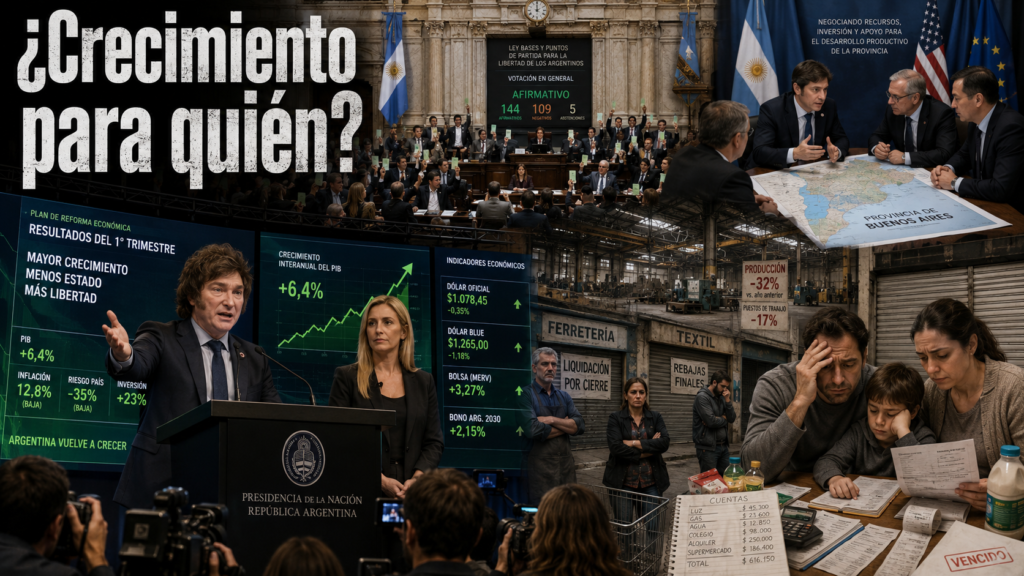 La Argentina partida: Milei relanza el relato, pero la economía real le marca el límite