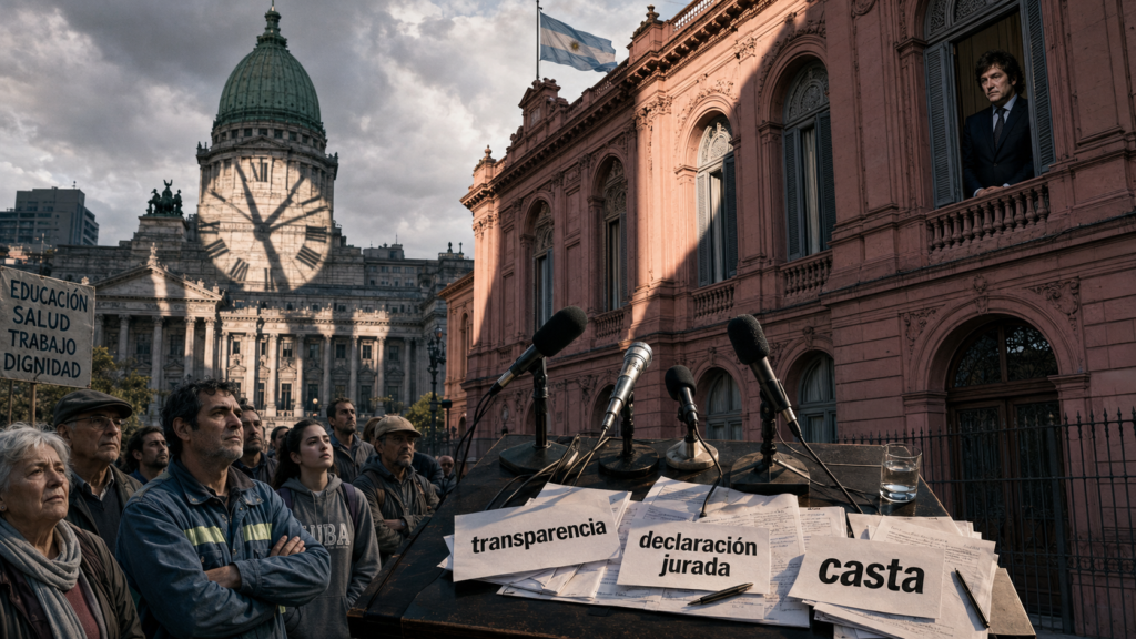 El vocero que se volvió problema: Milei enfrenta la crisis más incómoda de su propio relato