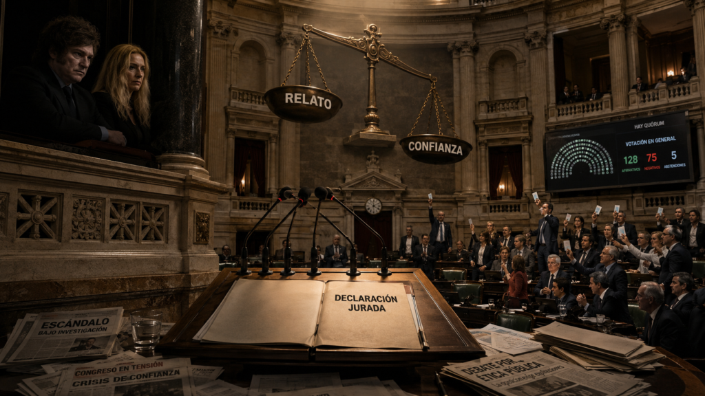 El caso Adorni puso en crisis al relato libertario