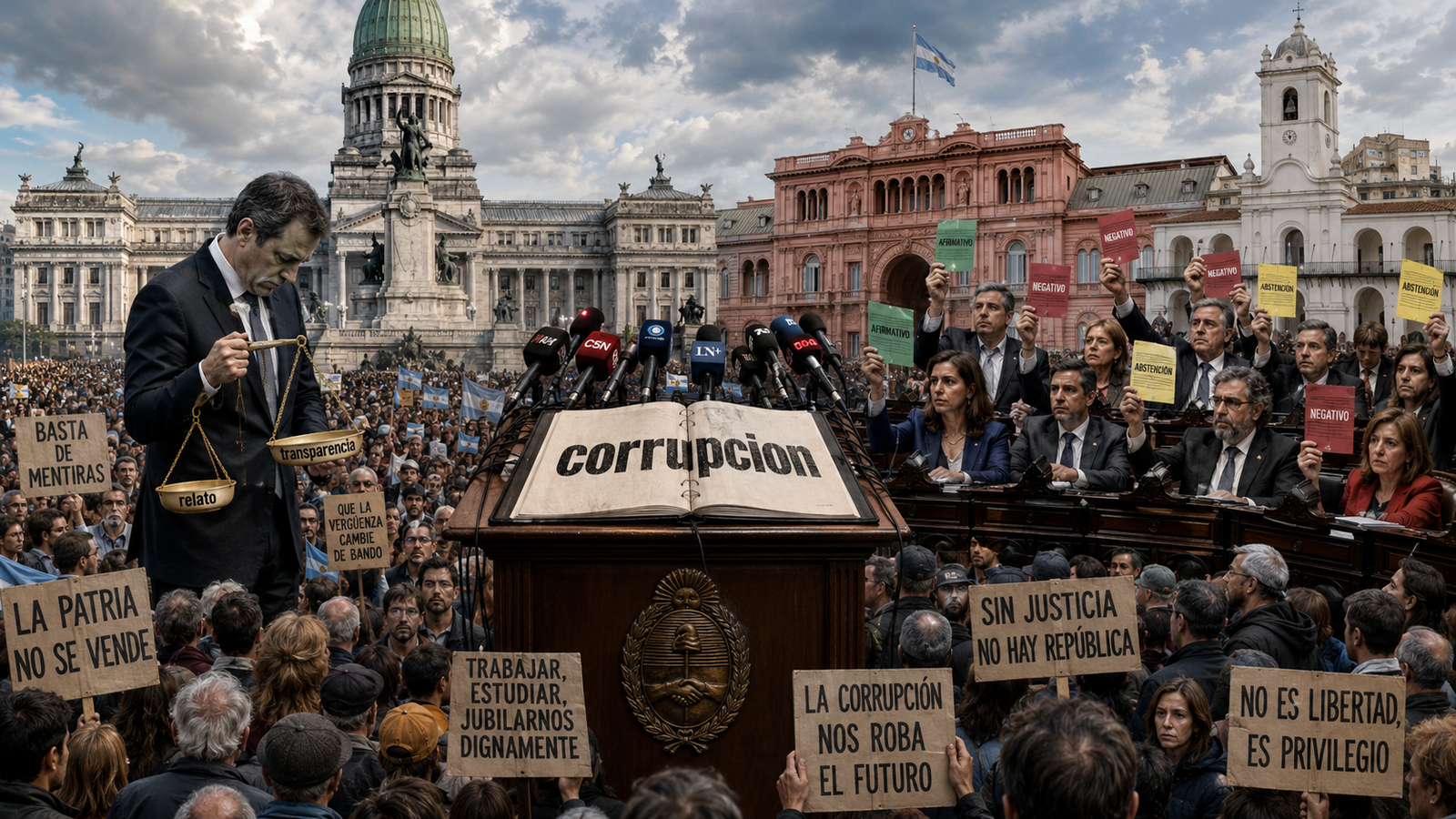 Adorni se volvió el costo político de Milei: el Congreso le marca el límite al relato libertario